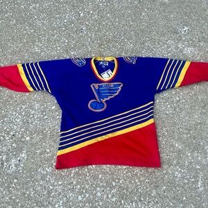 Vintage St. Louis blues Starter Youth XL hockey jersey